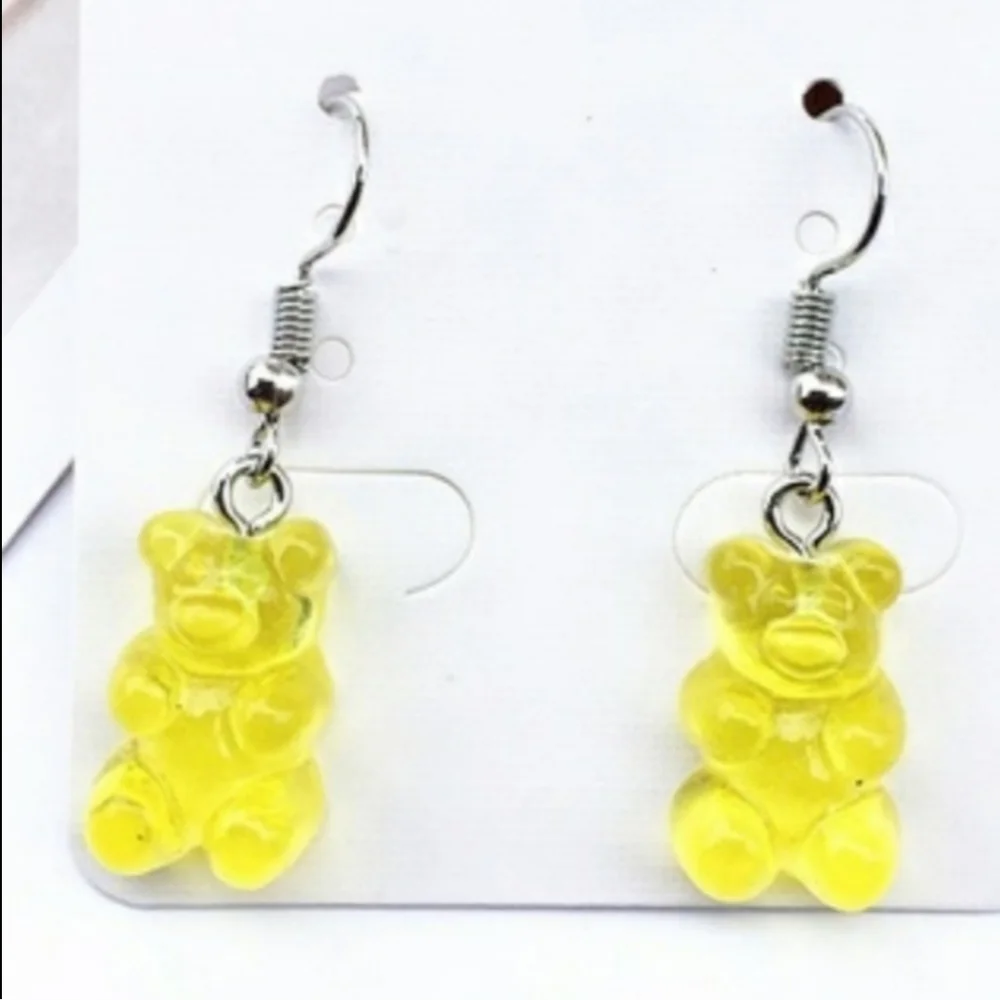 Faux Gummy Bear Earrings - Picture 3 of 10